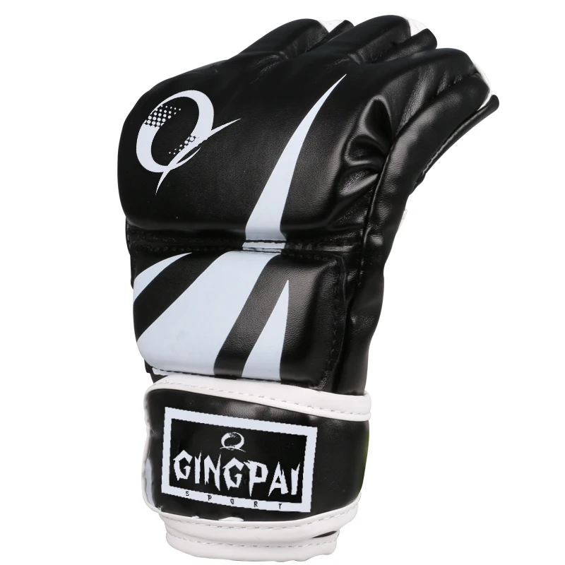 Download New Top Quality MMA PU Boxing Gloves Training Gloves Half ...