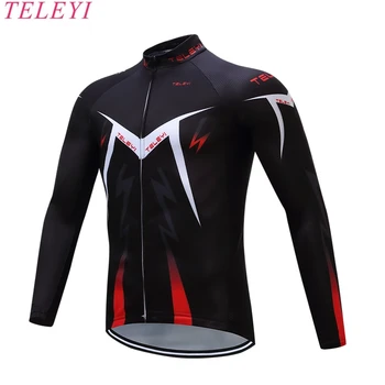 

TELEYI Autumn Sportswear Outdoor Pro Team Ropa Ciclismo Cycling Jersey Breathable MTB Wear Bike Bicycle Wear bike clothing T&09