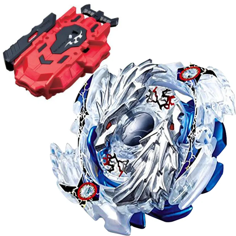 Zillion Zeus / Zeutron Burst Spinning Top STARTER SET w/ Launcher B-59 New Kids Toy Top LR Red Bey Launcher