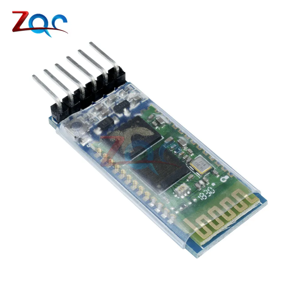 HC05 HC-05 подчиненная 6Pin JY-MCU антиреверса RF приемопередатчик беспроводной Bluetooth последовательный модуль 3,3 В для Arduino
