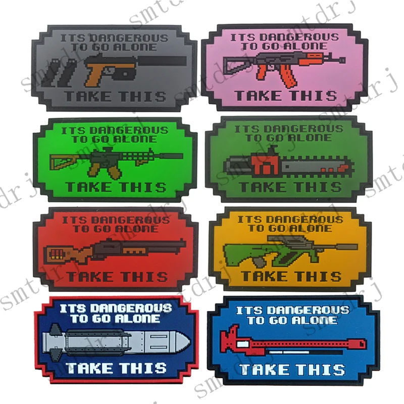 

Embroidered Pixel Armband Tactical Backpack Sticker Individually Repair Clothes Backpack Striped Bracelet With Hook Loop Paste