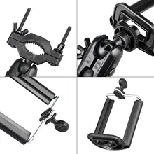 Качественная подставка Автомобильное зеркало заднего вида держатель для сотового телефона gps держатель черный 360 градусов Универсальный Авто прочный