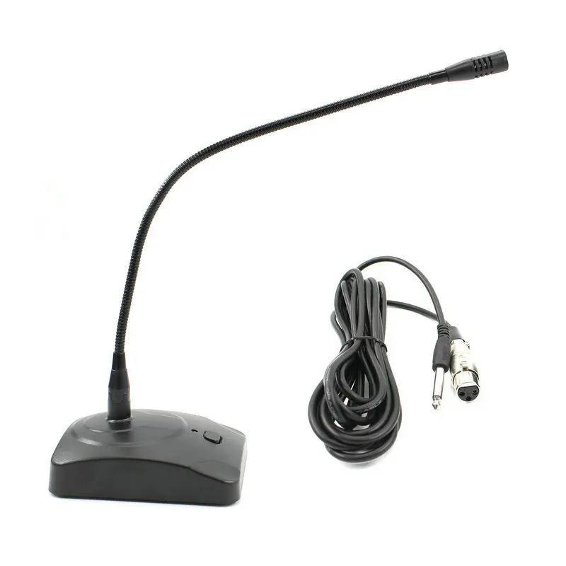 

Best Desktop Standing Conference Microphone Meeting MIC Condenser Microphone With 4M Cable Flexible Gooseneck Microphone