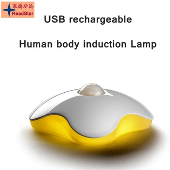 

USB rechargeable Human body induction lamp body sense light retail packing include 3xAAA rechargeable battery