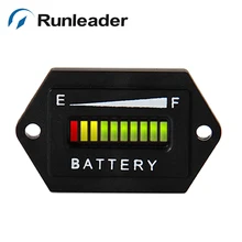 20 шт./лот) Runleader BI001 Батарея индикатор 12 v/24 v/36/48/72 V светодиодный разрядки батарея заряд энергии для гольф-кары в байкерском стиле