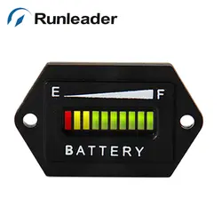 (20 шт./лот) runleader bi001 Батарея индикатор 12 В/24 В/36/48/72 В LED разряда Батарея питания зарядки для Гольф кары мотоцикл