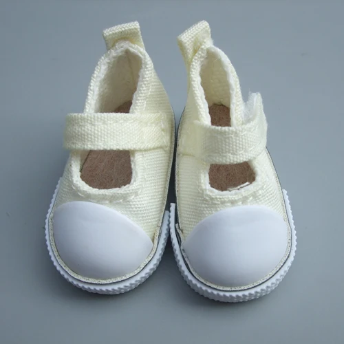 Color choosed 5cm Canvas Sneaker For 1/4 BJD Doll Mini Toy Shoes Bjd Shoes for Russian diy fabric Doll shoes 18