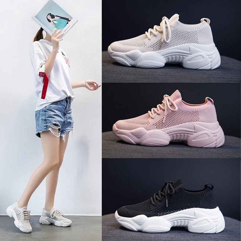 

Women's shoes 2019 summer new web celebrity sneakers comfortable breathable height versatile women's shoes casual shoes