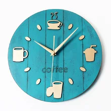 Saat font b Clock b font reloj duvar saati Coffee cup font b wall b font