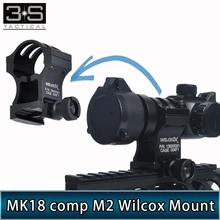 30 мм крепление для прицела MK18 comp M2 Weaver Rail Wilcox кронштейн для прицела кольца для 20 мм Пикатинни