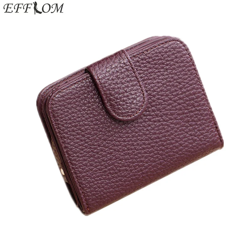 

Fashion PU Leather Women Wallet Coin Purse Money Bag Small Female Wallet and Purse Mini Zipper Hasp Short Lady Purse Crad Holder