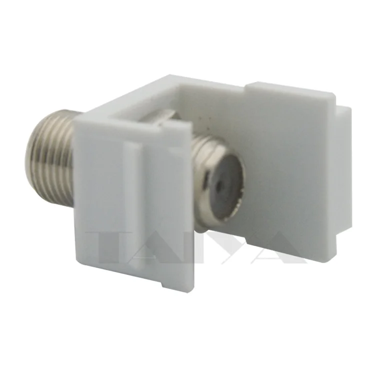 (5-Pack) RG6 F head TV Keystone Jack Insert