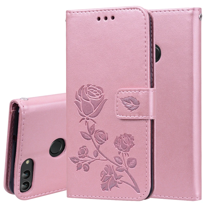 

Quality Leather Wallet Case For Huawei P Smart Psmart Phone Flip Case On Huawei FIG-LX1 Wallet Phone Case Flip Leather Cover