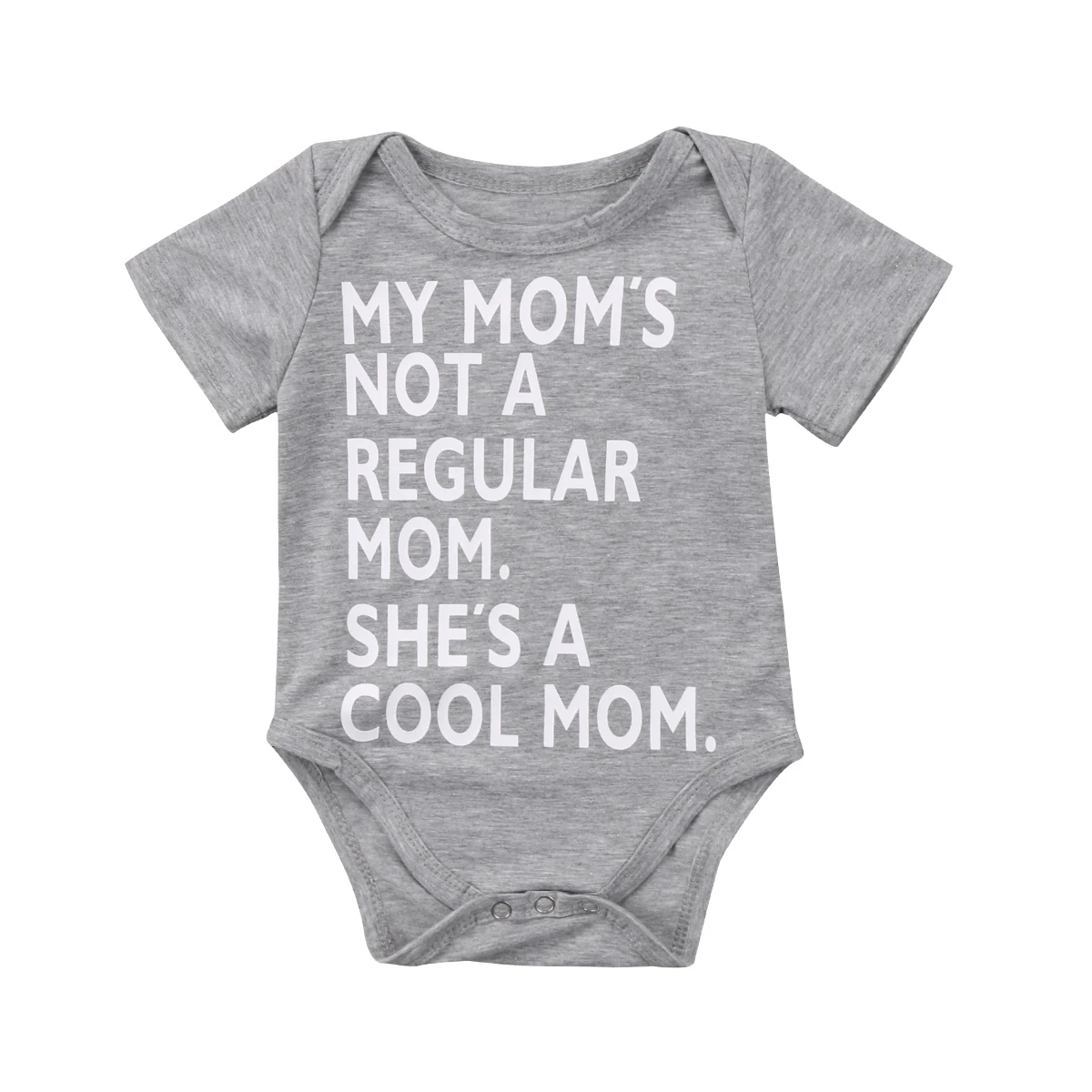 

Newborn Infant Baby Girls Boy Short Sleeve Funny Cool Mom Cotton Rompers Jumpsuit Outfit