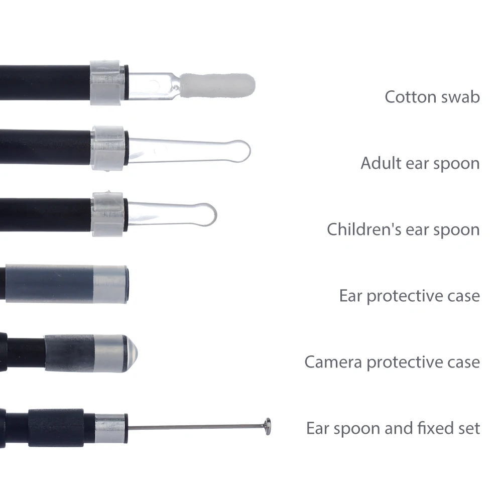 Беспроводной отоскоп WiFi эндоскоп камера 5,5 мм HD 720P объектив визуальный ушной воск чистящие инструменты Earpick для IOS Android MAC Windows PC