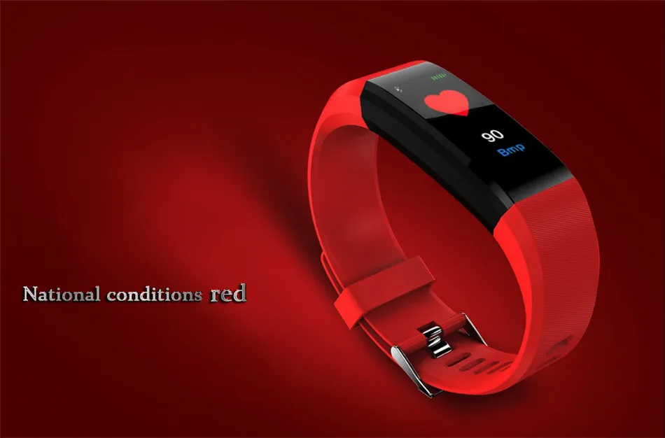 Спортивный умный Браслет цветной экран монитор сердечного ритма водонепроницаемые умные фитнес-часы Шагомер мужские часы умные часы подарок