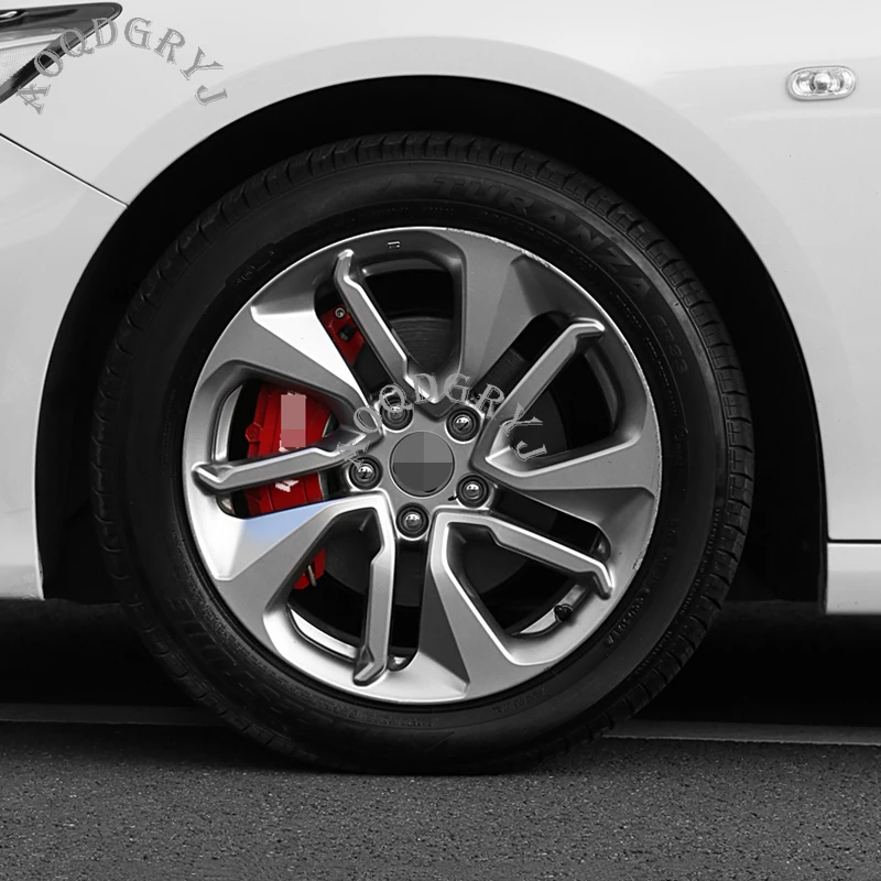 Дисковые тормозные суппорты из алюминиевого сплава Чехлы для передних и задних автомобильных аксессуаров отделка 4 шт. для Honda Accord 17 дюймов колеса-19 стайлинга автомобилей
