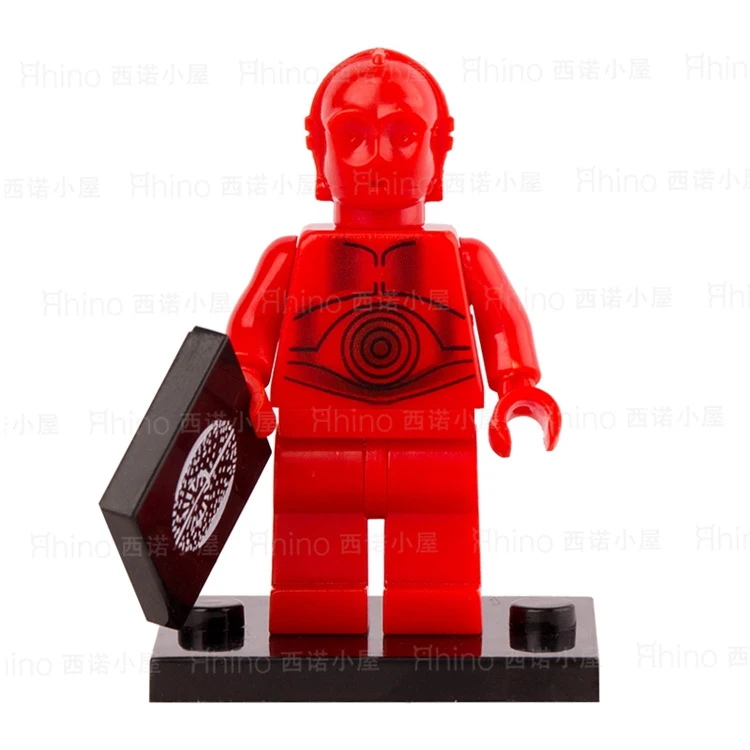 Beste SingleSale STER OORLOG Rogue Een RODE C 3PO met Kaart Robot R2D2 BB8 Monteren minifig Model Bouwstenen Kids Speelgoed Geschenken