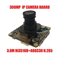 DIY HD Módulo de La Cámara IP 3.0 M 1/3 “AR0330 3.6mm/6mm LEN y IRC filtro de Cámara con cable Lan Módulo Envío Gratis