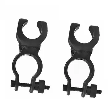 

500 pcs Black plastic 360 Rotation Universal U shape Clip Bicycle Bracket Light Clip