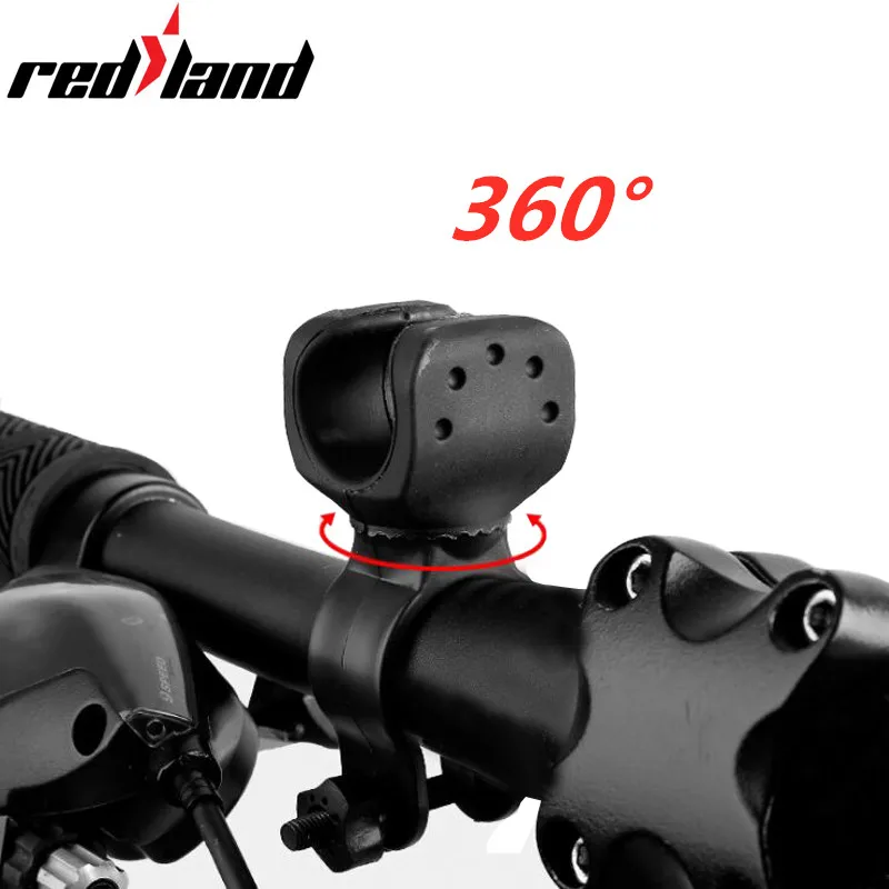 Clearance Portable Cycling Bike Bicycle Light Lamp Stand Holder Rotation Grip LED Flashlight Torch Clamp Clip Mount Bracket 2
