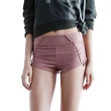 Для женщин летние Фитнес колготки черный Push Up Шорты для йоги Высокая Талия пикантные Спортивные шорты Горячая Пляжные шорты Одежда для гимнастики