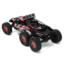 Feiyue FY06 1:12 RC Car 2.4GHz 6WD 60KM/HRC Off-road Desert Truck RTR LED Lights Metal Shock Absorber