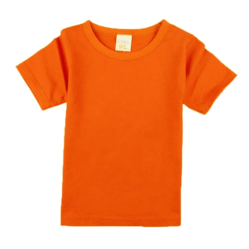 Г. Однотонные футболки для мальчиков, хлопковая футболка для мальчиков и девочек, 16, 18 детская повседневная Однотонная футболка с Короткими Рукавами Летняя одежда для мальчиков