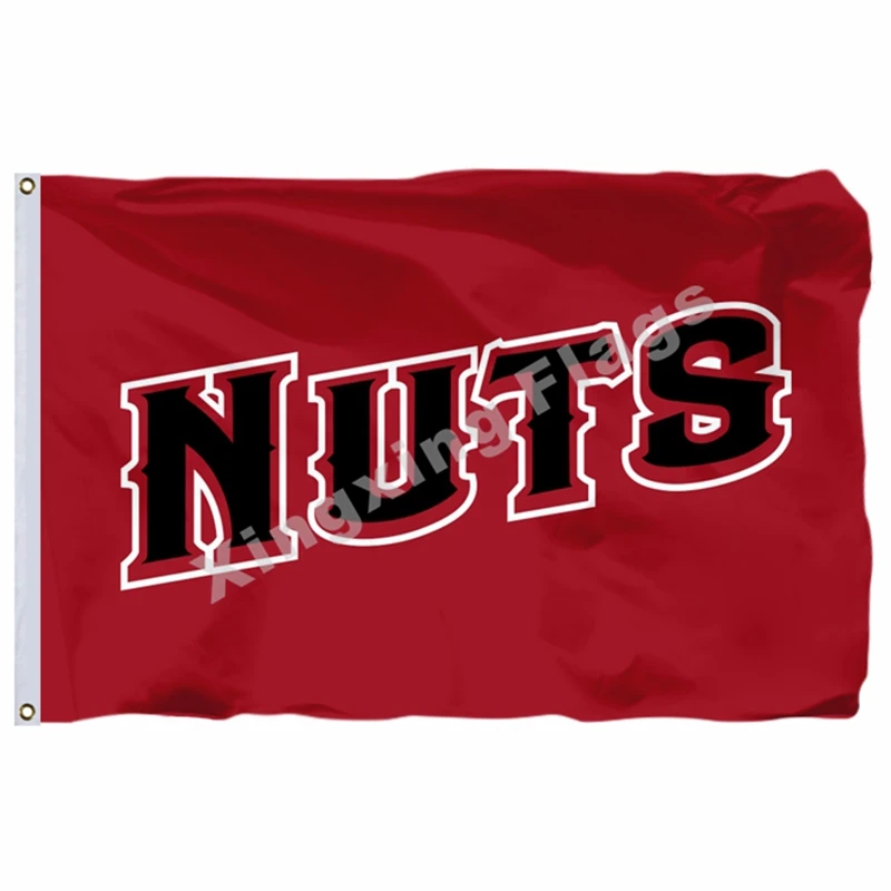 Modesto Nuts Flag 3ft X 5ft Polyester Minor League Baseball California