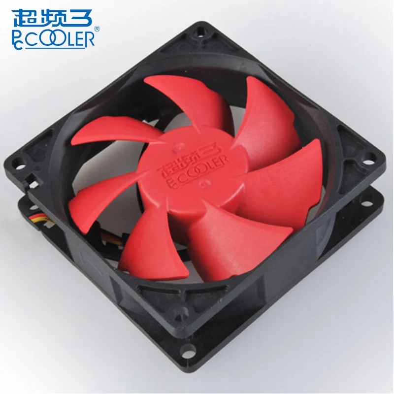 PCCOOLER F85 80 мм Ультра тихий охлаждающий вентилятор для компьютера корпус кулер