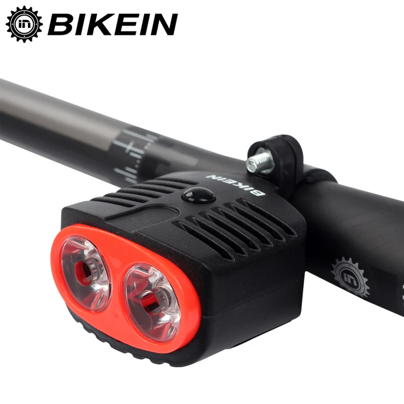 

BIKEIN Outdoor Cycling Bike Front Headlamp Lights 3*AAA Battery Rainproof Flashlight Bicycle Headlight Lamp 3 Modes Accessories