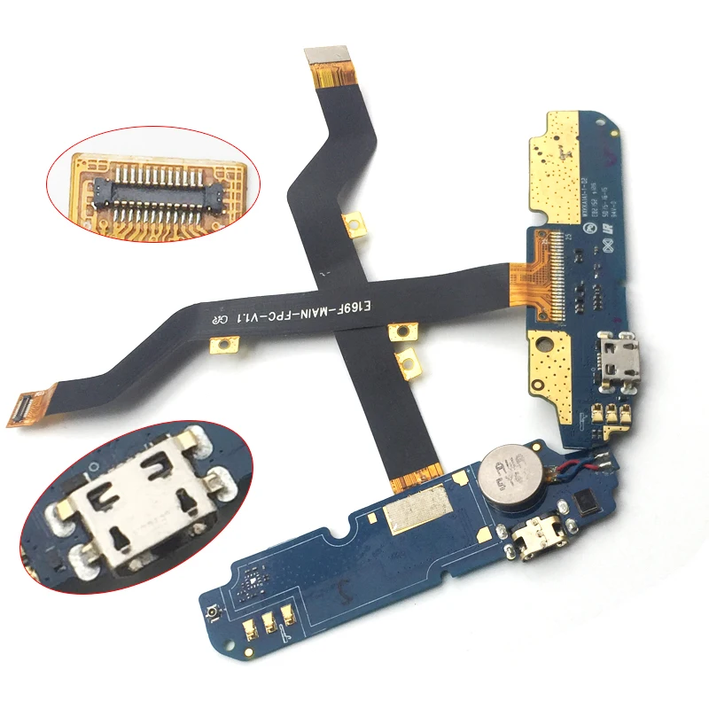 Микро-Док Соединительная плата для zte x3 a452 гибкий usb-зарядный порт Замена кабеля