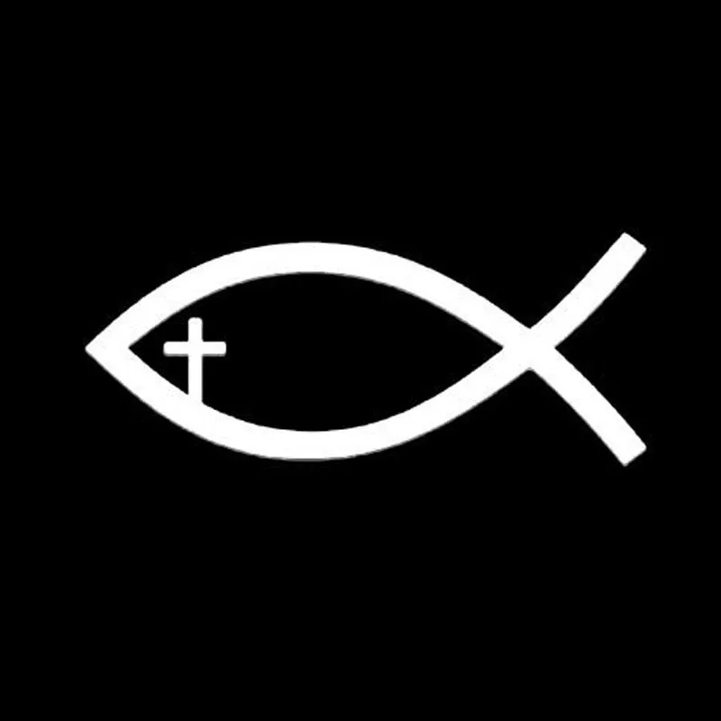 10*4,2 см Jesus Christian Fish наклейка с символом автомобиля стикер окна стекло украшения аксессуары C6-1288