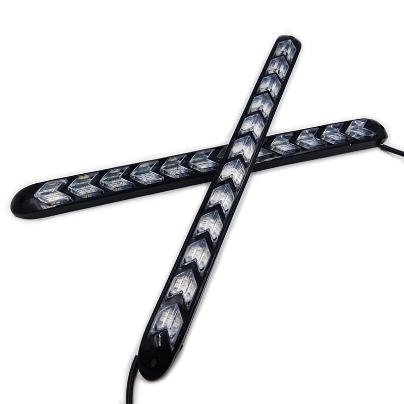 Daytime running light conversion universal with steering light tears super bright waterproof high power LED water light daytime 