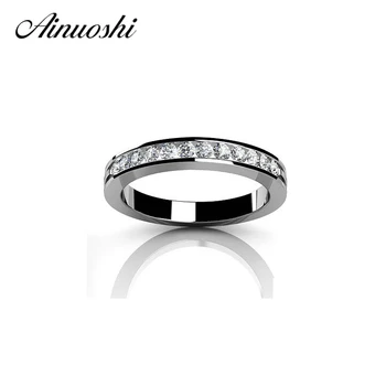 

100% 925 Sterling Silver Wedding Engagement Ring for Women NSCD Ring Fashion Jewelry Gift for Young Girl Birthday Proposal Gift
