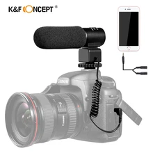 K& F концепция CM-500 стерео камера-регистратор с микрофоном интервью микрофон перезаряжаемый микрофон для Canon Nikon sony DSLR камеры