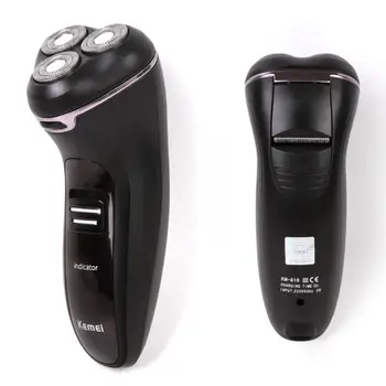 

Kemei Shaver Rechargeable Shaver Model KM-818 Black