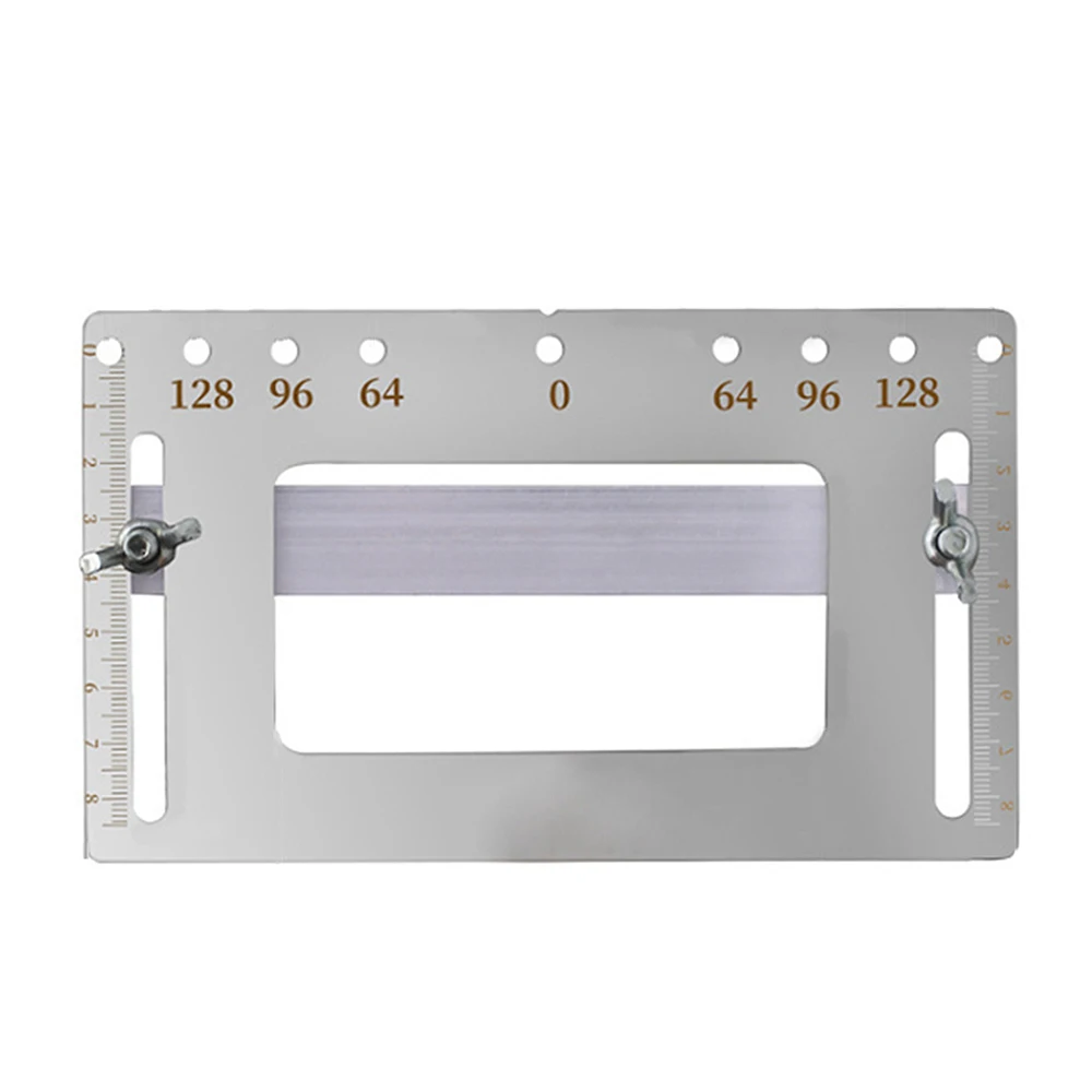 

Handle hole locator installation wardrobe cabinet shoe door handle auxiliary stainless steel woodworking decoration tools