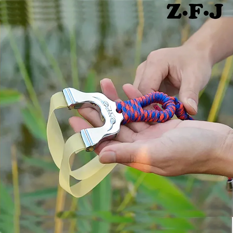 1Pc High Quality Powerful Pocket Slingshot Hunting Slingshot Bow