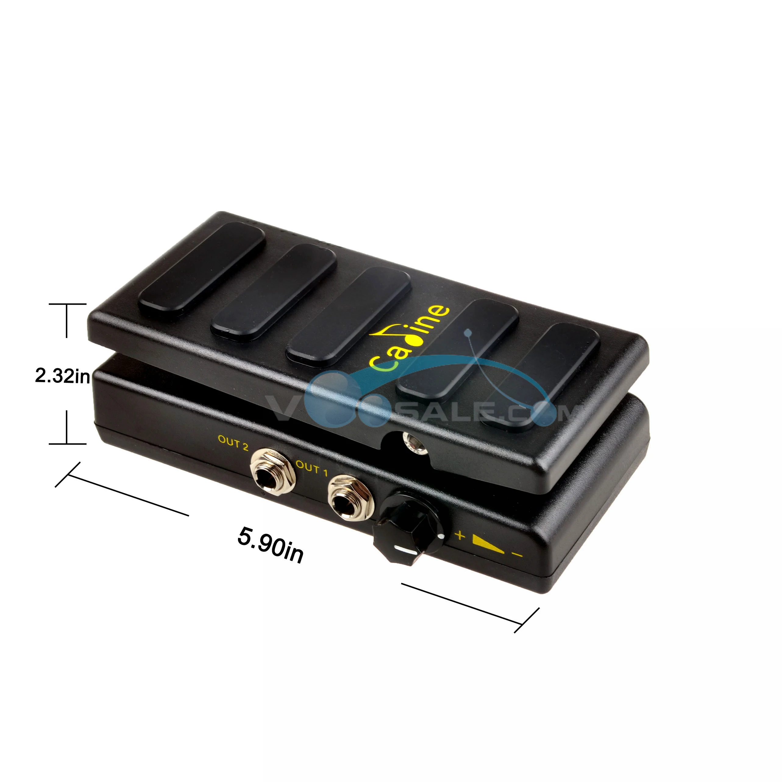 Pedal com Função de Impulso Acessórios da Guitarra Caline Volume Efeito Guitarra Pedal Vol Duplo Canal dc 9v Entrada Peças Cp-31p - Image 2