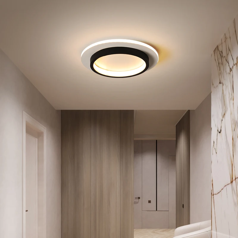 

Modern nordic minimalist round ceiling light creative corridor aisle LED lamp for living room bedroom cloakroom indoor lights