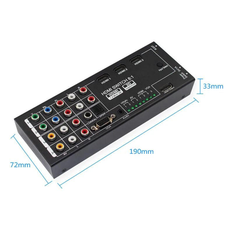 Digital Multi-Functional HDMI Converter with 8