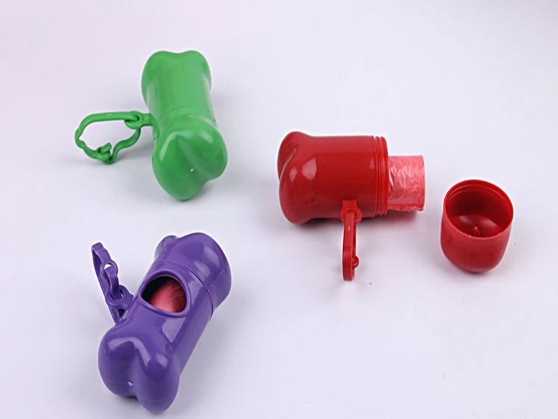 100 шт./лот Быстрая кости Тип собака отходов коробка с ОТХОДОВ POOP сумка Pet Pooper случайный цвет