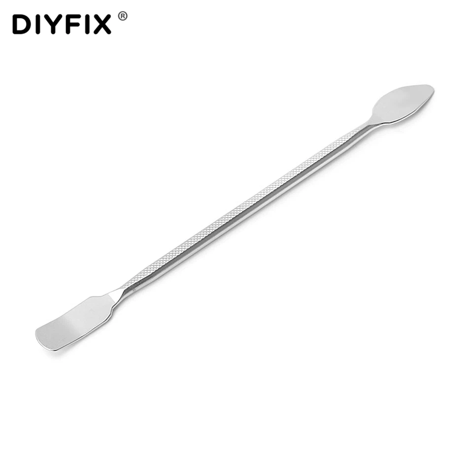 DIYFIX 3 шт. металлическая Монтажная лопатка, скребок для профессионального мобильного телефона планшета ПК металлические разборные стержни набор ремонтных инструментов