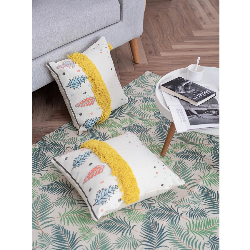 الإبداعية شرابات وسادة 45x45 سنتيمتر المنزل/كنبة مكتب وسادة الخصر القطن جديد أزياء المخدة وسادات المقعد ديكور منزلي للزفاف