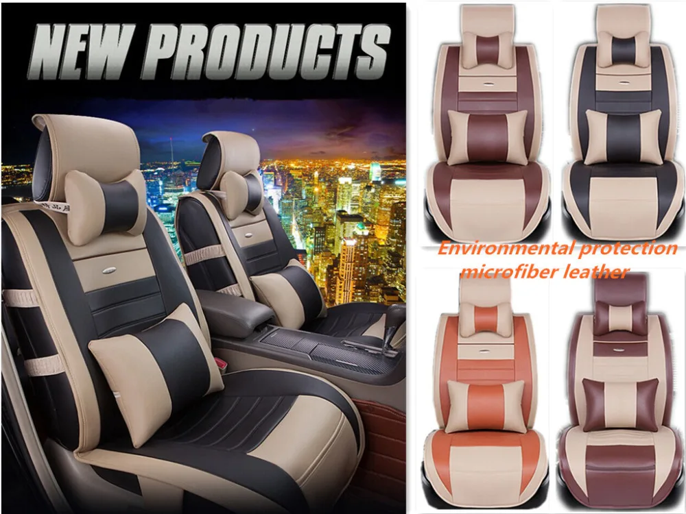 High Quality luxury comfortable Leather car Seat Cover universal fashion car seat covers Car