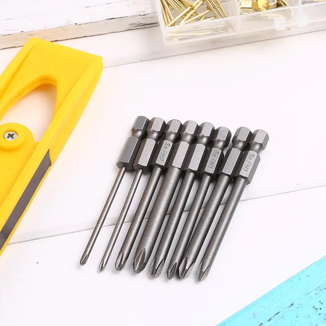 

Hex Screwdriver 75mm Piece 1/4 Set 8cs/Set Tip 75mm2 4pcs Shank 95inch 8pcs Set PH1/PH0 PH2/ Bit 1 Magnetic 3pcs Bits Inch