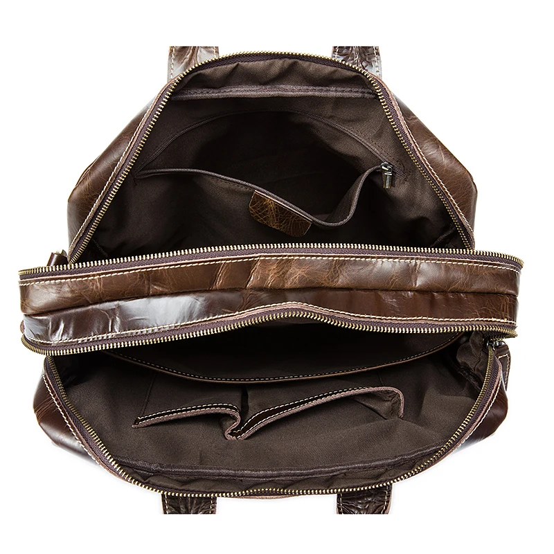 Мужская сумка WESTAL из натуральной кожи, мужской портфель, деловые сумки для ноутбука, мужские дорожные сумки, мужская сумка через плечо для документов 7085