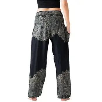 

#4 2018 NEW Fshion Men Women Thai Harem Trousers Boho Festival Hippy Smock High Waist Pants Loose