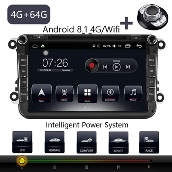 

Car Multimedia player 2 Din Car DVD For VW/Volkswagen/Golf/Polo/Tiguan/Passat/Jetta /CC/SEAT/leon/Skoda/EOS 8" Radio GPS